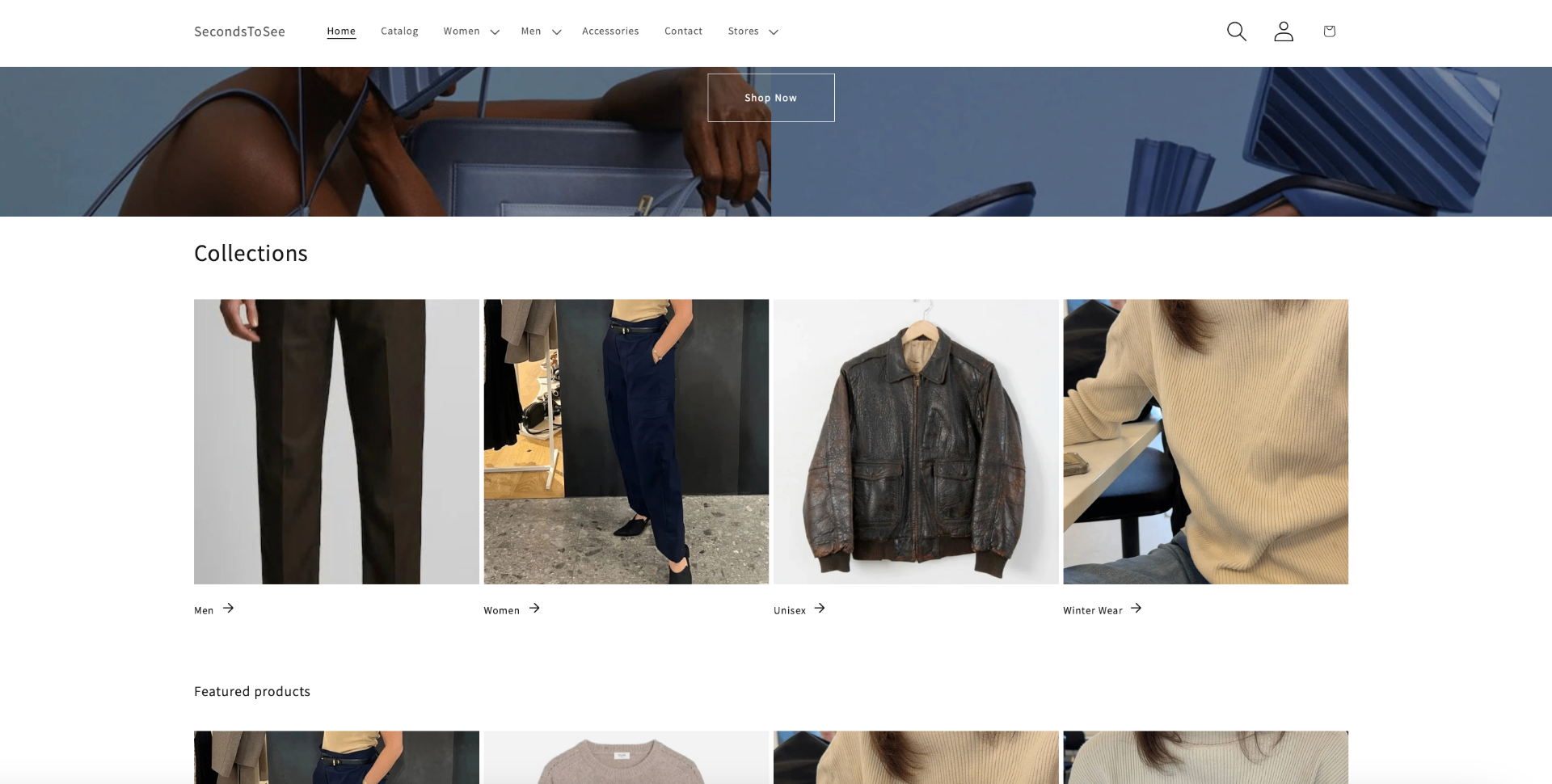 Le Stores Web example: Collections